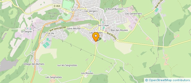 localisation de l'entreprise ETS GILBERT BARBALAT  MAICHE