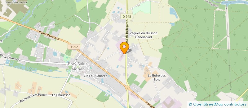 localisation de l'entreprise ETS GILBERT METHIVIER à BRAY-SAINT-AIGNAN