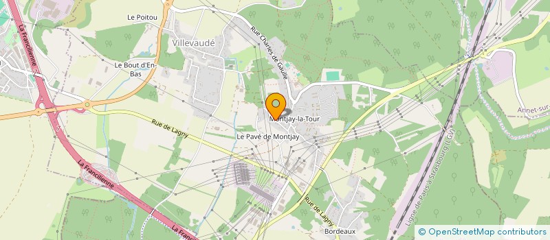 localisation de l'entreprise ETS GILLES CHERTIER ET FILS à VILLEVAUDE