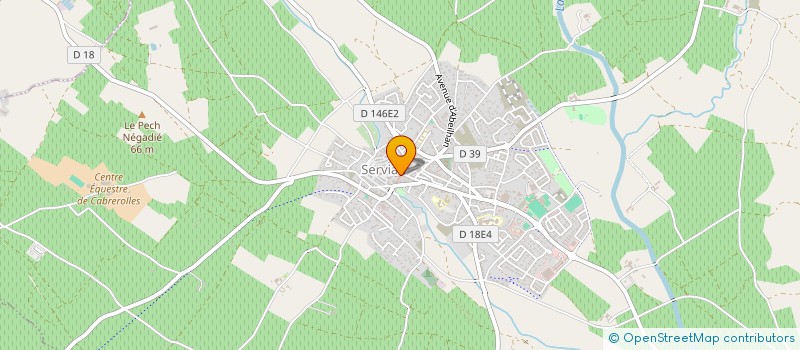 localisation de l'entreprise ETS GILLIS à SERVIAN