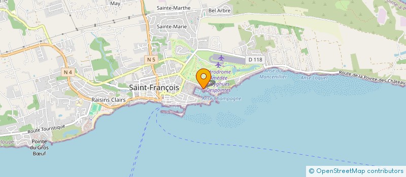 localisation de l'entreprise ETS GIRARD à SAINT-FRANCOIS