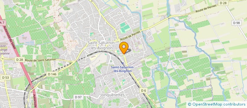 localisation de l'entreprise ETS GIUSTI à SAINT-SATURNIN-LES-AVIGNON