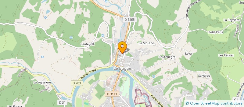 localisation de l'entreprise ETS GOMES  LE BUGUE