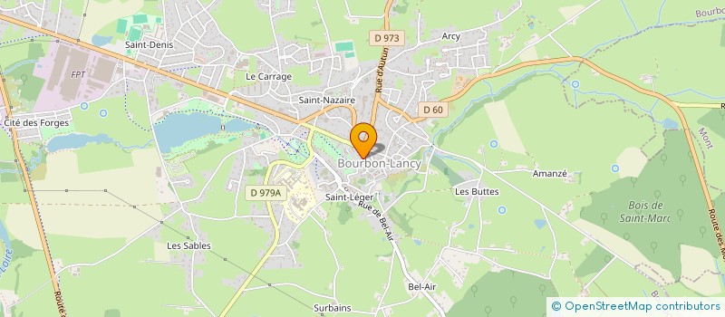 localisation de l'entreprise ETS GONCALVES.S  BOURBON-LANCY