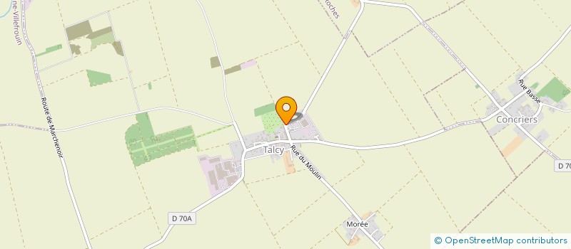 localisation de l'entreprise ETS GOULET ET THORE à TALCY