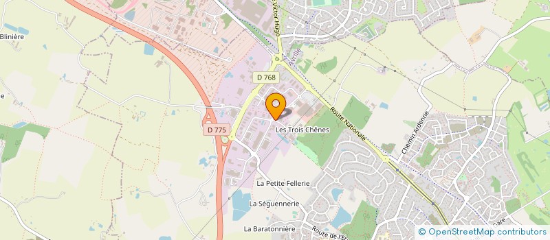 localisation de l'entreprise ETS GOUPIL à AVRILLE