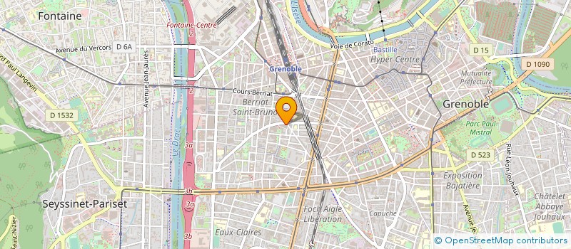 localisation de l'entreprise ETS GRIVET à GRENOBLE