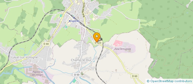 localisation de l'entreprise ETS GROSJEAN SCIERIE FIXE BUR à LAVELINE-DEVANT-BRUYERES