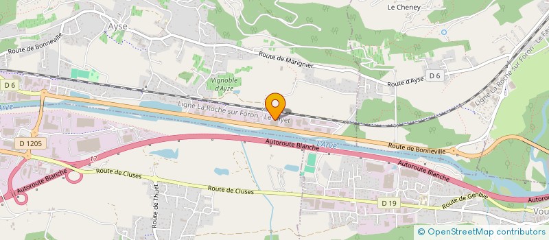 localisation de l'entreprise ETS GUILLERMIN GEORGES à AYSE
