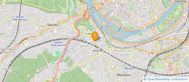 localisation de l'entreprise ETS GUILLON ET CIE à MEUDON