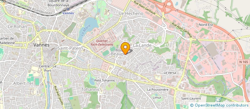 localisation de l'entreprise ETS GUILLOUZOUIC à VANNES