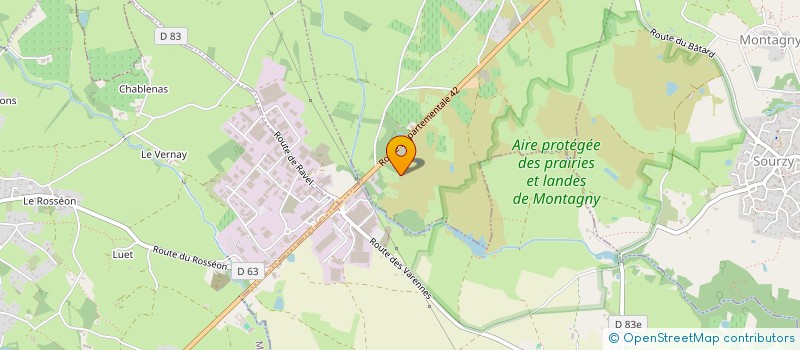 localisation de l'entreprise ETS GUIZE  MORNANT