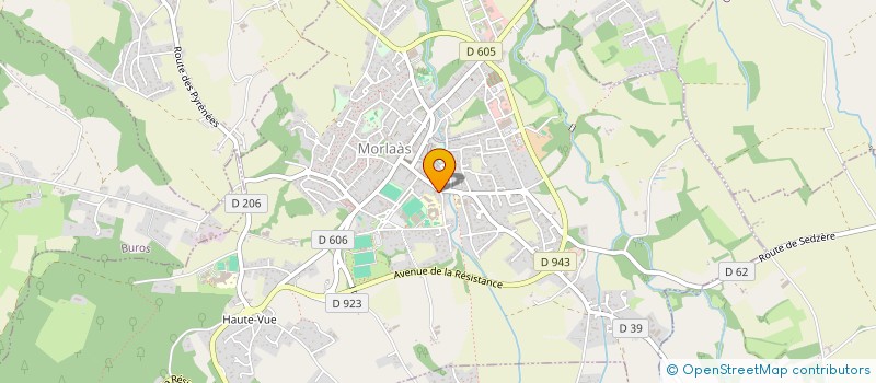 localisation de l'entreprise ETS GUY BERNES HEUGA à MORLAAS