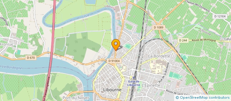 localisation de l'entreprise ETS GUY JANOUEIX ET FILS à LIBOURNE