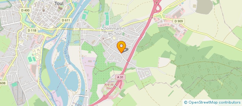 localisation de l'entreprise ETS GUY KUGEL ANCIENNEMENT DENOMMEE ETS KUGEL FRERES à DOMMARTIN-LES-TOUL