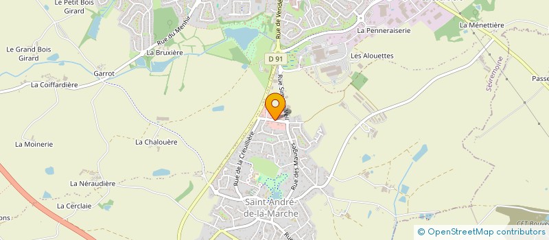 localisation de l'entreprise ETS GUY PASQUIER à SEVREMOINE