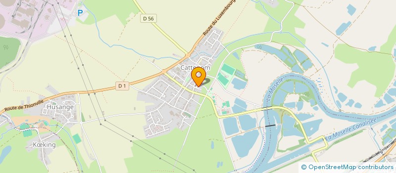 localisation de l'entreprise ETS HAD SASU  CATTENOM