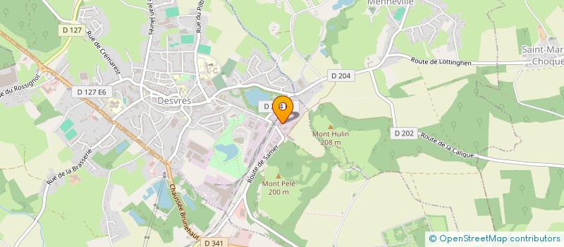 localisation de l'entreprise ETS HADOUX à DESVRES