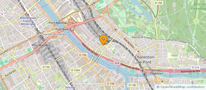 localisation de l'entreprise ETS HAIM VIS TON JUDAISME  CHARENTON-LE-PONT