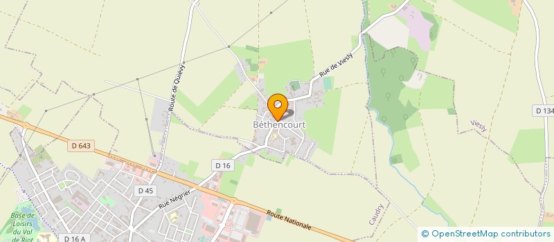 localisation de l'entreprise ETS HAVRET DE NEVE à BETHENCOURT
