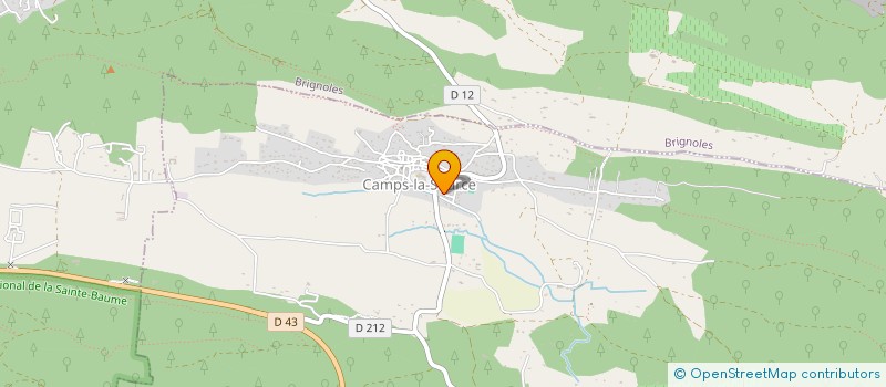 localisation de l'entreprise ETS HEBERGEMENT PERSONNES AGEES DEPEND à CAMPS-LA-SOURCE