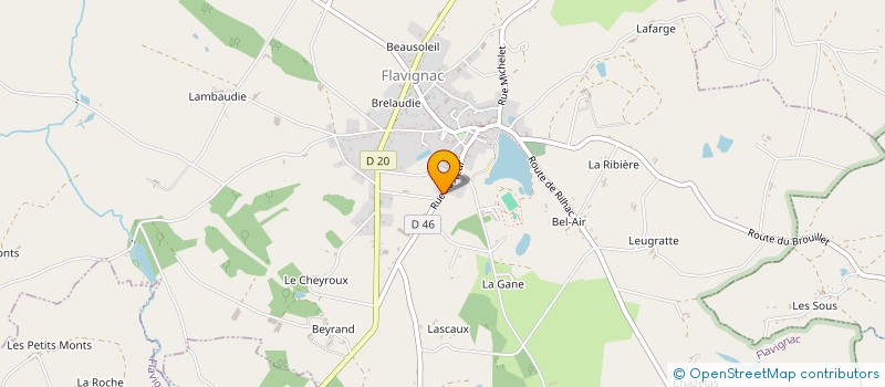 localisation de l'entreprise ETS HEBERGEMENT POUR PERSONNES AGEES à CHALUS