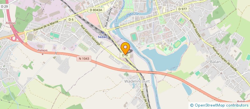 localisation de l'entreprise ETS HERBULOT  WADELINCOURT