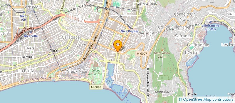 localisation de l'entreprise ETS HMAD  NICE