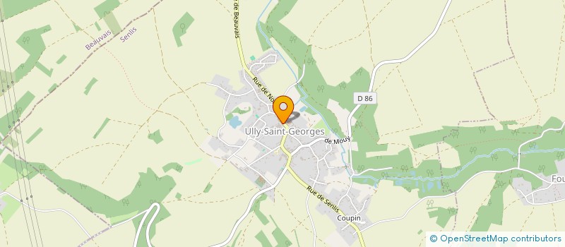 localisation de l'entreprise ETS HOCHARD à ULLY-SAINT-GEORGES