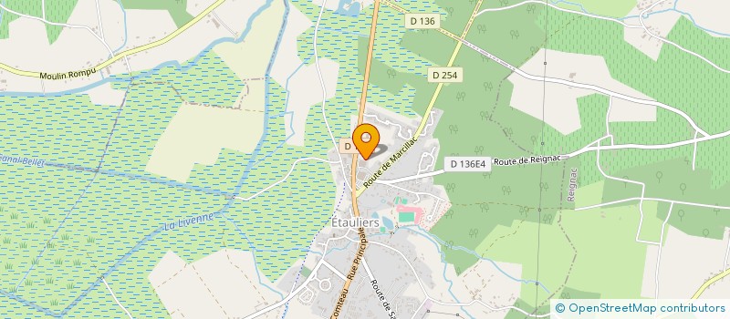 localisation de l'entreprise ETS HORAUD ET FILS à ETAULIERS