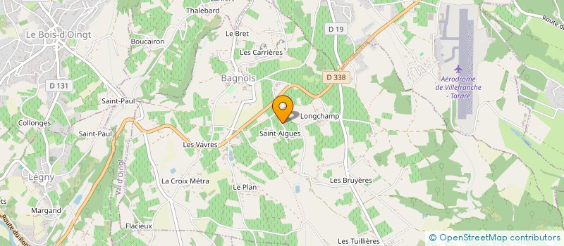 localisation de l'entreprise ETS HORTICOLES DE SAINT AYGUE à BAGNOLS