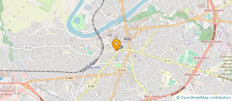 localisation de l'entreprise ETS HUC ET ICHARD à ALBI