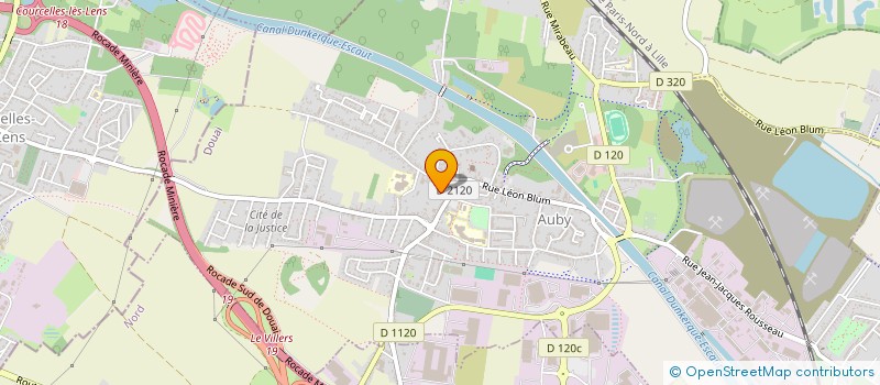 localisation de l'entreprise ETS HUYS FILS à AUBY