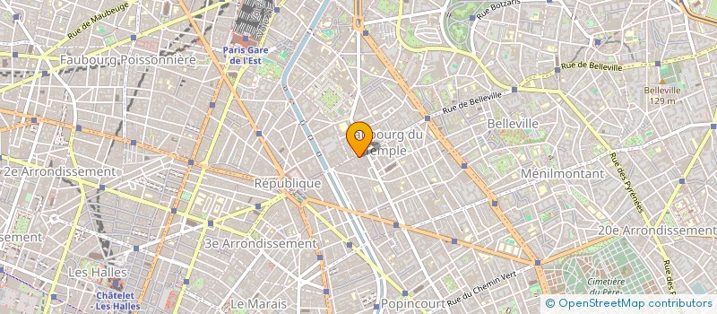 localisation de l'entreprise ETS J DURIN à PARIS