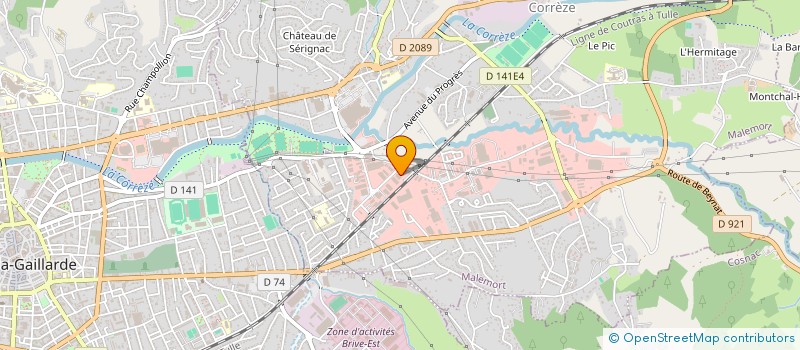 localisation de l'entreprise ETS J.JACOB à MALEMORT