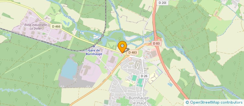 localisation de l'entreprise ETS J. STROHMEYER ET FILS  BURNHAUPT-LE-HAUT