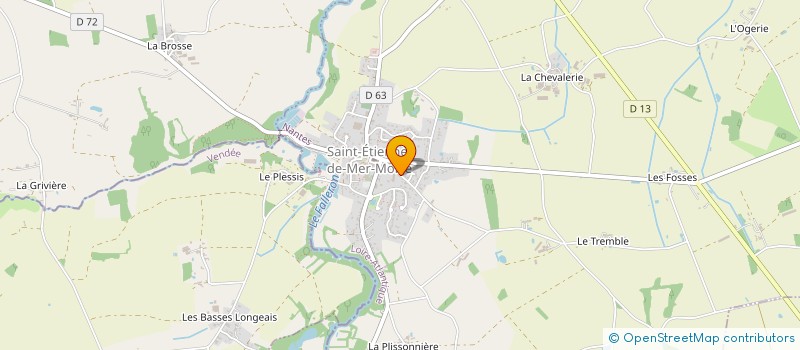 localisation de l'entreprise ETS J&Y CHARRIAU  SAINT-ETIENNE-DE-MER-MORTE