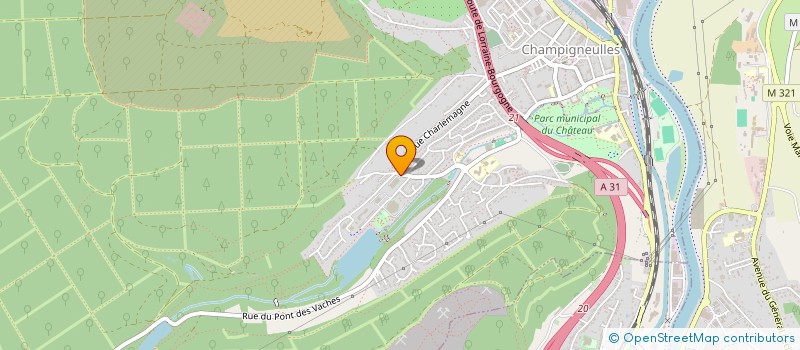 localisation de l'entreprise ETS JACQUES DEMESY  CHAMPIGNEULLES