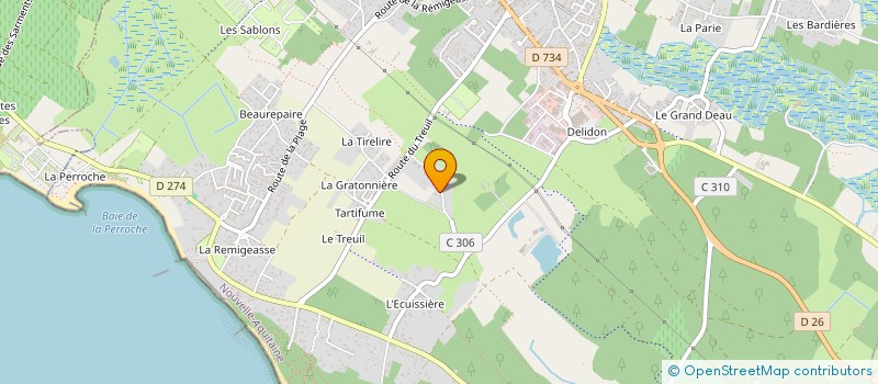 localisation de l'entreprise ETS JACQUES MOREAU à DOLUS-D OLERON