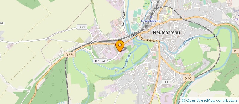localisation de l'entreprise ETS JACQUES RAGUE SA à NEUFCHATEAU