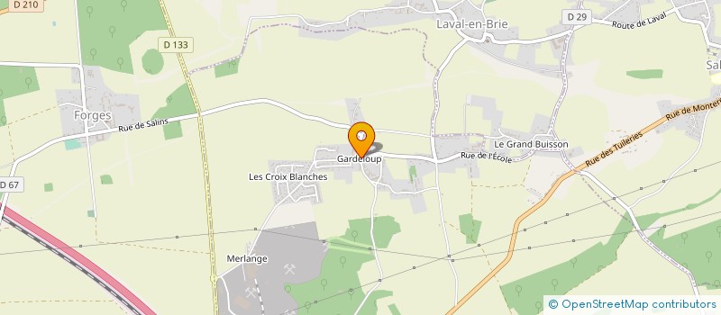 localisation de l'entreprise ETS JANINET à SAINT-GERMAIN-LAVAL