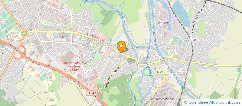 localisation de l'entreprise ETS JC FIOLET ET FILS à ARQUES