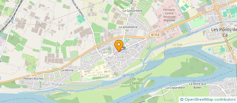 localisation de l'entreprise ETS JEAN ALBERT à SAINTE-GEMMES-SUR-LOIRE