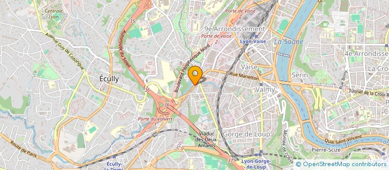 localisation de l'entreprise ETS JEAN BLANC  ECULLY