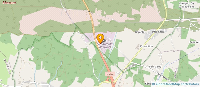 localisation de l'entreprise ETS JEAN CLAUDE COFFORNIC à LOCQUELTAS