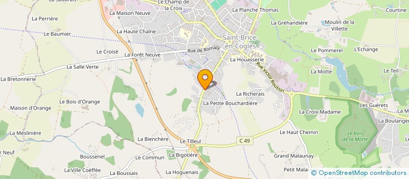 localisation de l'entreprise ETS JEAN DOUAGLIN à MAEN ROCH