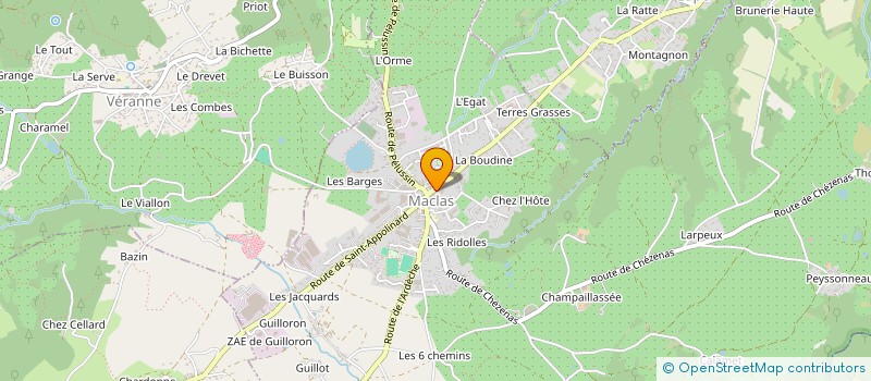 localisation de l'entreprise ETS JEAN EMOND ET CIE à MACLAS