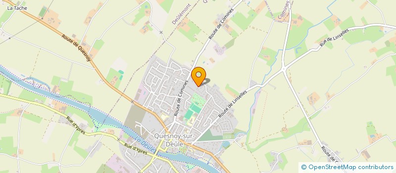 localisation de l'entreprise ETS JEAN MARC FRETIN à QUESNOY-SUR-DEULE