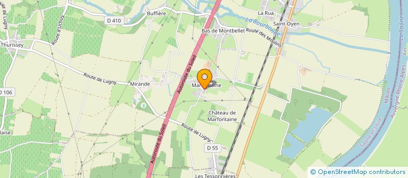 localisation de l'entreprise ETS JEAN MOREL ET FILS  MONTBELLET