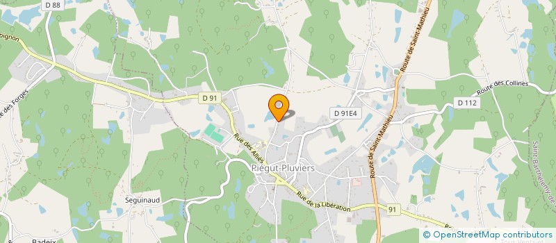 localisation de l'entreprise ETS JEAN PETIT ET CIE à PIEGUT-PLUVIERS